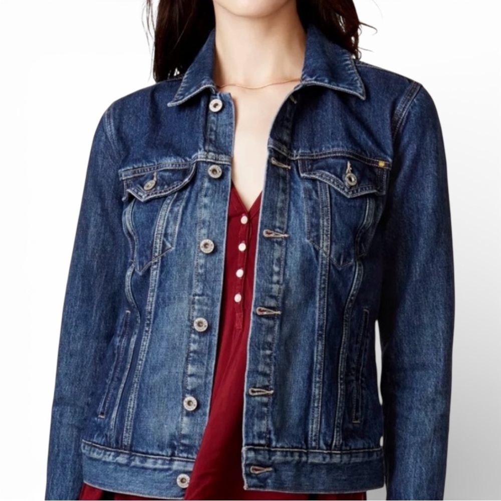 Lucky Brand Dark Blue Jean Jacket - Picture 2 of 3
